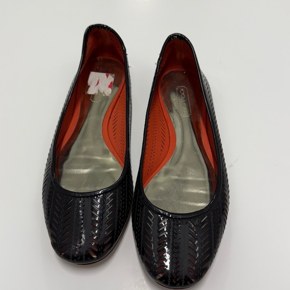 Coach Flippa Perforated Slip-On Sneakers – Black, Women’s Size 5.5 (4)